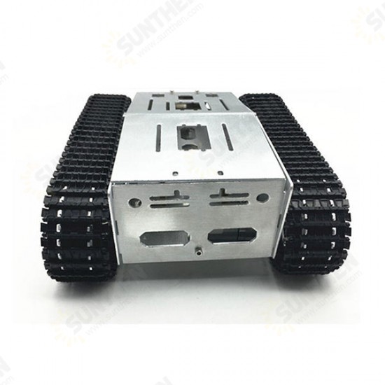 DIY Self-assembled RC Robot Tank Car Chassis With Crawler Kit