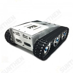 DIY Self-assembled RC Robot Tank Car Chassis With Crawler Kit DIY Self-assembled RC Robot Tank Car Chassis With Crawler Kit