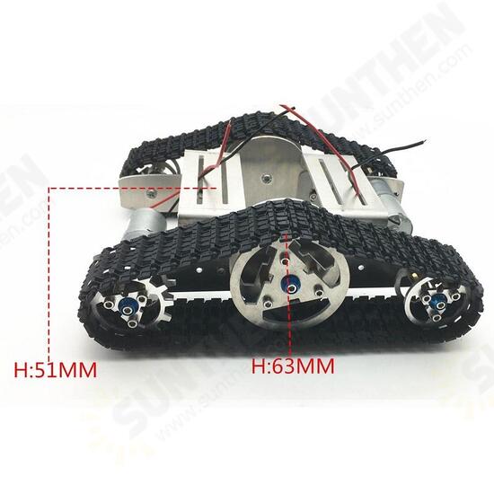 DIY Smart Robot Tank Chassis Car with Crawler Kit for Uno R3