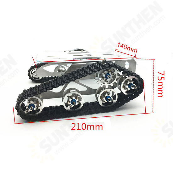 DIY Smart Robot Tank Tracked Car Tank Chassis Kit with Crawler for