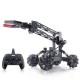 JK01 2.4G 14CH Memory Program 4WD DIY Assembly Mecha Clamp Manipliator Mecanum Wheel 360° Rotating Suspension Adjustment Omnidirectional Movement Remote Control Car