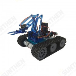 DIY Robot Tank Toys Chassis Kit With Ardunio Board PS Wireless Remote Control DIY Robot Tank Toys Chassis Kit With Ardunio Board PS Wireless Remote Control