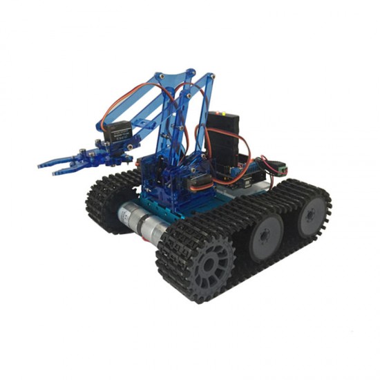 DIY Robot Tank Toys Chassis Kit With Ardunio Board PS Wireless Remote Control