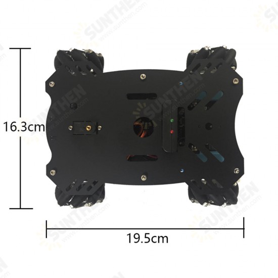 Robot DIY Programmable Ultrasonic Avoidance With Omni Wheels Smart RC Robot Arm Tank Compatible