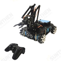 Robot DIY Programmable Ultrasonic Avoidance With Omni Wheels Smart RC Robot Arm Tank Compatible Robot DIY Programmable Ultrasonic Avoidance With Omni Wheels Smart RC Robot Arm Tank Compatible