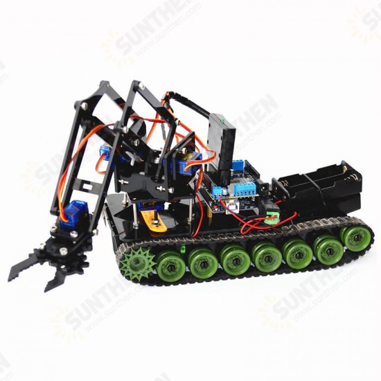 Remote Control Robot Tank Toys RC Robot Chassis Kit With Servo PS2 Mearm