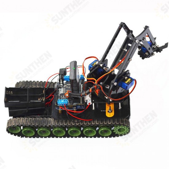 Remote Control Robot Tank Toys RC Robot Chassis Kit With Servo PS2 Mearm