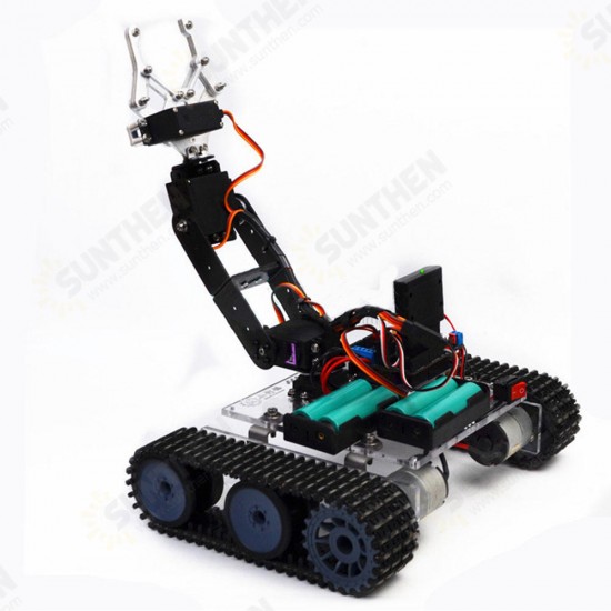 SNAR20 DIY RC Robot Arm Tank Acrylic With PS2 Stick SNAR20 DIY RC Robot Arm Tank Acrylic With PS2 Stick