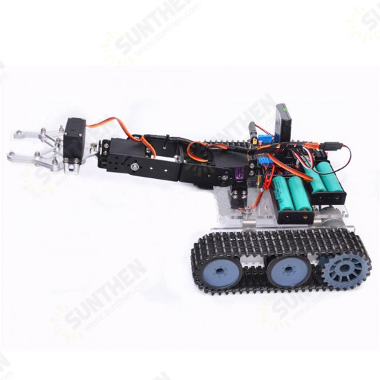 SNAR20 DIY RC Robot Arm Tank Acrylic With PS2 Stick