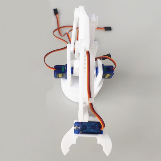Small Harmmer DIY 3D Printed 4DOF Robot Arm 4 Axis Rotating Mechanical Robot Arm With 4PCS SG90 Servo