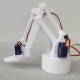 Small Harmmer DIY 3D Printed 4DOF Robot Arm 4 Axis Rotating Mechanical Robot Arm With 4PCS SG90 Servo
