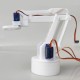 Small Harmmer DIY 3D Printed 4DOF Robot Arm 4 Axis Rotating Mechanical Robot Arm With 4PCS SG90 Servo