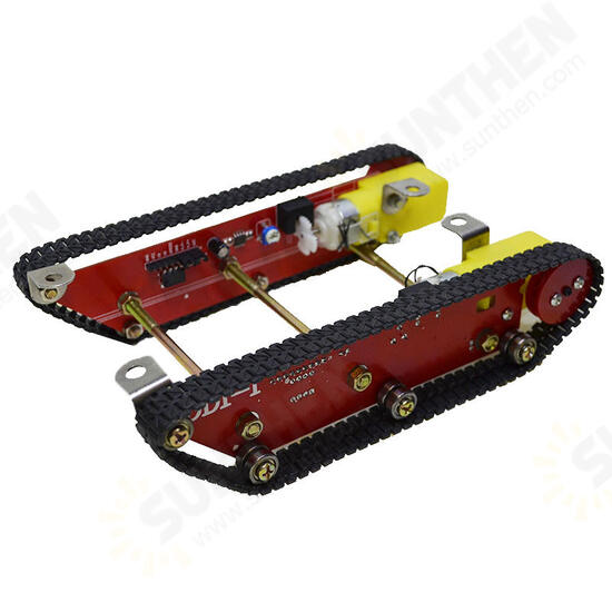 Smart Robot Tank Chasis Kits Caterpillar Crawler Integrated Two motor for