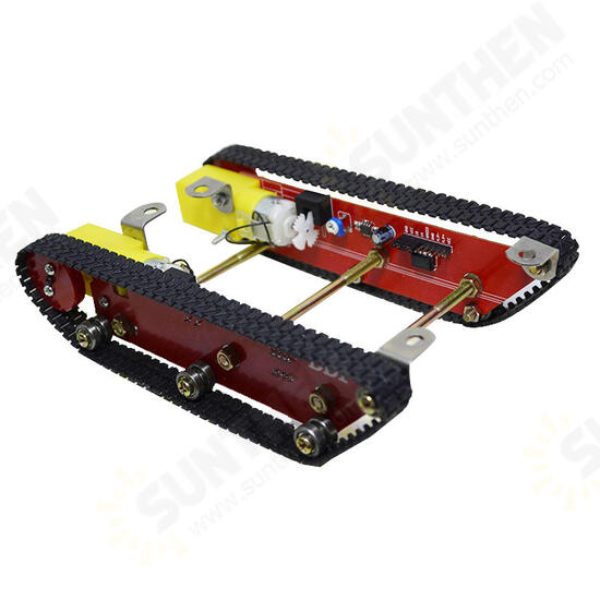 Smart Robot Tank Chasis Kits Caterpillar Crawler Integrated Two motor for