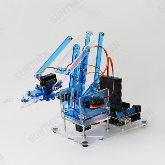 DIY 4DOF Smart RC Robot Arm Kit With 9g Servo