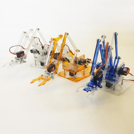 DIY 4DOF Smart RC Robot Arm Kit With 9g Servo