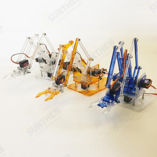 DIY 4DOF Smart RC Robot Arm Kit With 9g Servo