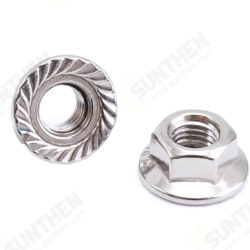 20PCS M3 M4 M5 M6 Flange Screw Nut For RC Models 20PCS M3 M4 M5 M6 Flange Screw Nut For RC Models