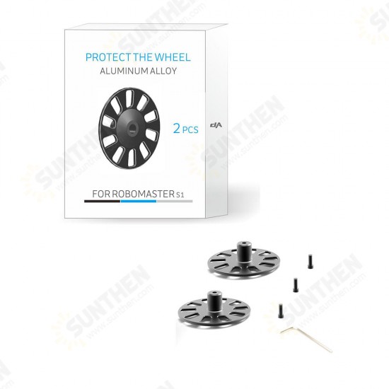 2PCS CNC Carshproof Protective Wheels For RoboMaster S1 RC Robot