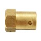 3mm 4mm 5mm 6mm 7mm Hexagonal Copper Coupling Coupler for Robot Car Wheel