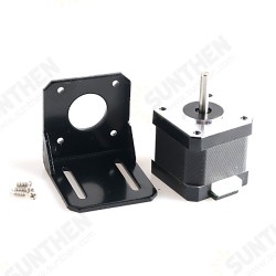 42 Stepper Motor with Motor Fixing Bracket Kit for Smart Robot Car Chassis 42 Stepper Motor with Motor Fixing Bracket Kit for Smart Robot Car Chassis