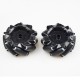 4PCS 80MM Omni Wheels For DIY RC Robot Smart Robot Car