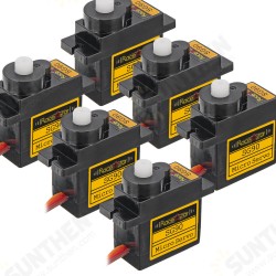6PCS SG90 9g Micro Plastic Gear Analog Servo For RC Helicopter Airplane Robot 6PCS SG90 9g Micro Plastic Gear Analog Servo For RC Helicopter Airplane Robot