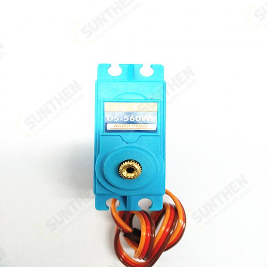 DS-560WP 15KG Large Torque Metal Gear Waterproof Servo High Precision For RC Robot RC Boat