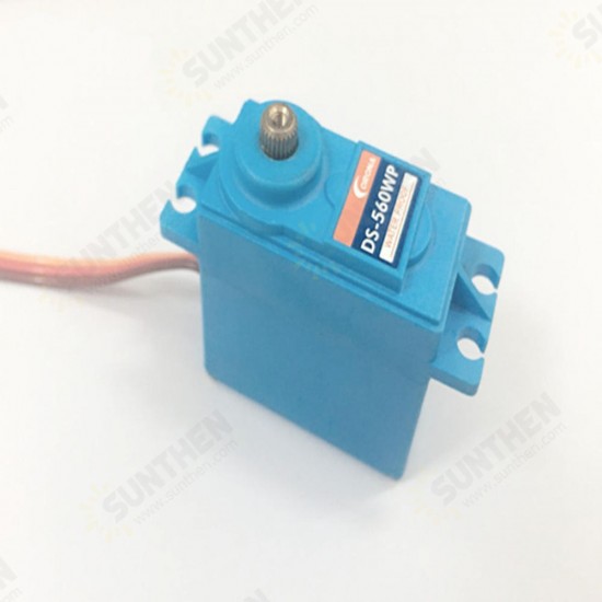 DS-560WP 15KG Large Torque Metal Gear Waterproof Servo High Precision For RC Robot RC Boat