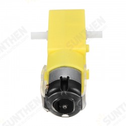 DC 3V-6V DC 1:120 Gear Motor TT Motor for Smart Car Robot DIY DC 3V-6V DC 1:120 Gear Motor TT Motor for Smart Car Robot DIY