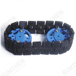 DIY Plastic RC Tank Crawler Belt Track RC Robot Part DIY Plastic RC Tank Crawler Belt Track RC Robot Part