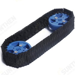 DIY Plastic RC Tank Crawler Belt Track RC Robot Part DIY Plastic RC Tank Crawler Belt Track RC Robot Part