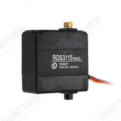 RDS3115MG 180° 17kg Dual Ball Bearing Metal Gear Digital Servo For RC Robot DIY RDS3115MG 180° 17kg Dual Ball Bearing Metal Gear Digital Servo For RC Robot DIY