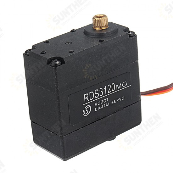 RDS3120MG 180° 22kg Dual Ball Bearing Metal Gear Digital Servo For DIY RC Robot Arm