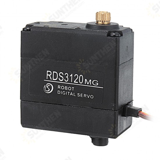 RDS3120MG 180° 22kg Dual Ball Bearing Metal Gear Digital Servo For DIY RC Robot Arm