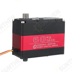 RDS5160 HV 180°/270° 60kg Metal Gear Dual Ball Bearing Digital Servo For RC Robot RDS5160 HV 180°/270° 60kg Metal Gear Dual Ball Bearing Digital Servo For RC Robot