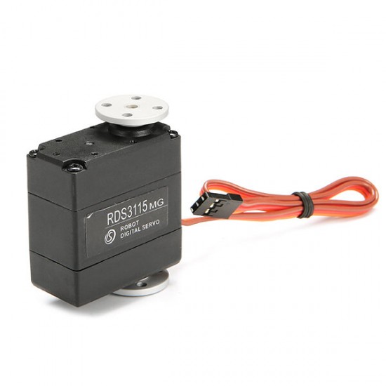 RDS3115MG 15KG Large Torque 180 Degree Biaxial Digital Servo for RC Robot