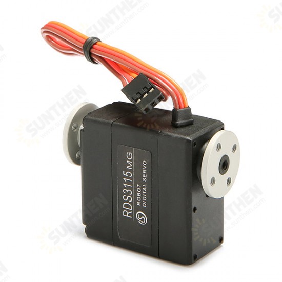 RDS3115MG 15KG Large Torque 180 Degree Biaxial Digital Servo for RC Robot