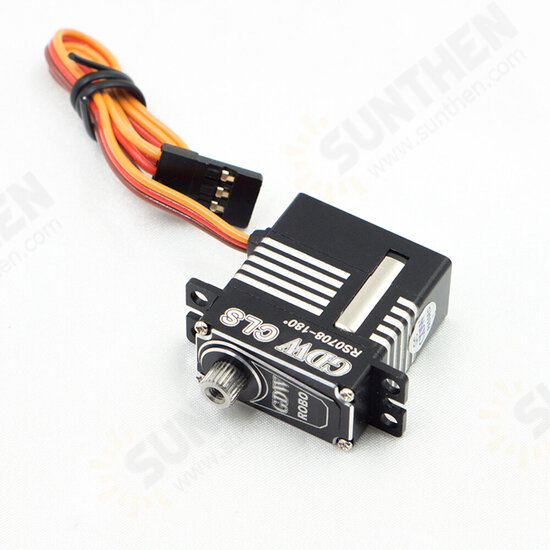 RS0708 Coreless Metal Gear Digital Servo 180/270/350/360 Degree For RC Robot