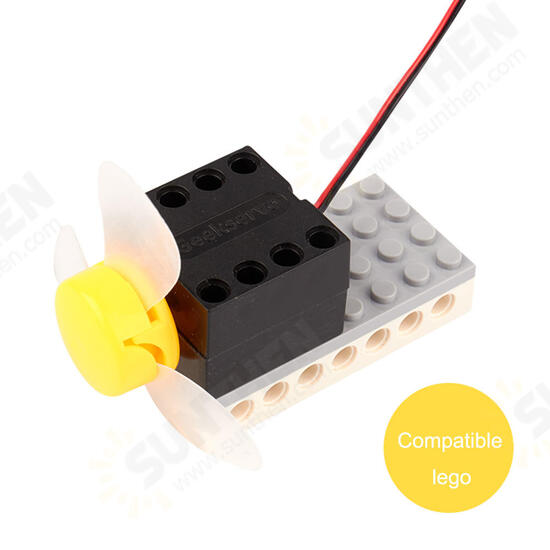 Programmable Block Building Fan Module For DIY RC Robot