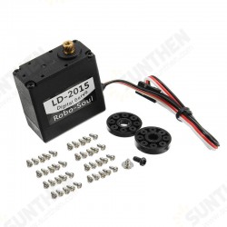 LD-2015 180 Degree 15KG Large Torque Metal Gear Biaxial Digital Servo For Robot LD-2015 180 Degree 15KG Large Torque Metal Gear Biaxial Digital Servo For Robot