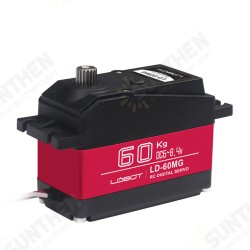 LD-60MG 60KG Large Torque 180° Metal Gear Digital Servo For RC Robot RC Car LD-60MG 60KG Large Torque 180° Metal Gear Digital Servo For RC Robot RC Car