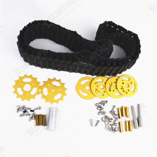 Plastic Tracks Crawler Belt Kit For DIY RC Robot Car Tank