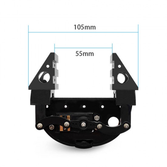 ABS RC Robot Arm Gripper Clamp With Digital Servo