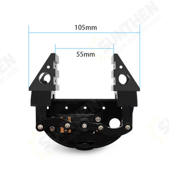 ABS RC Robot Arm Gripper Clamp With Digital Servo