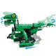 C51035 DIY 2 in 1 Dinosaur Crocodile Smart RC Robot Block Building Gesture Voice Interaction Robot Toy