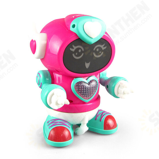 Children Electric Dancing Lighting Spinning Music Robot for Kids