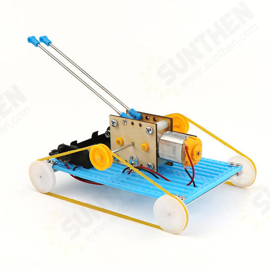 DIY Educational Electric Robot Tank Scientific Invention Toys