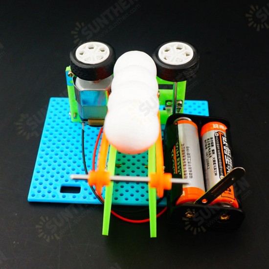 DIY Electric Ball Shooting Machine Robot Toy Assembled Toy For Chidren