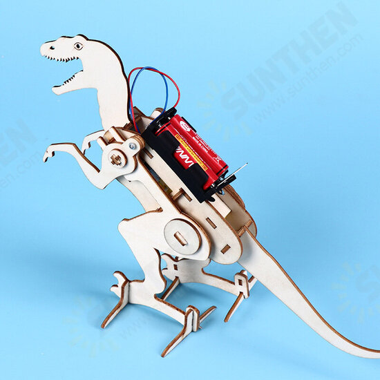 DIY Electric Crawling Dinosaur Assembling Toys Creativity Technology Small Production